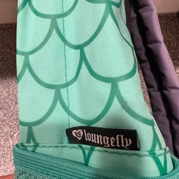 Little Mermaid Ariel Lounge Fly Collaboration Bag Ruck Sack Disney Limited Rare
